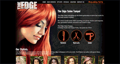 Desktop Screenshot of edgesalontampa.com